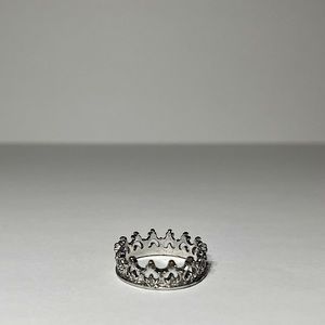 Silver Crown Ring
